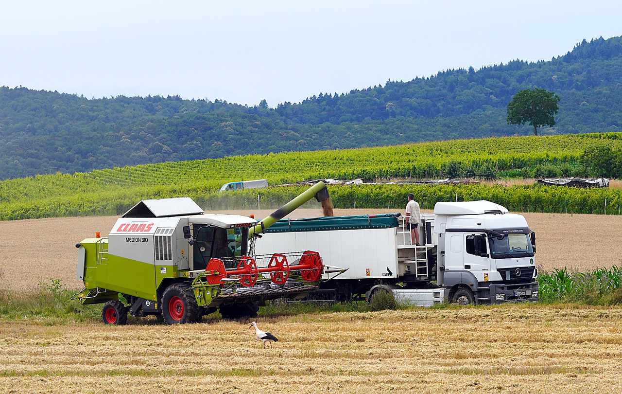 combine harvester, harvest, agriculture-6415043.jpg